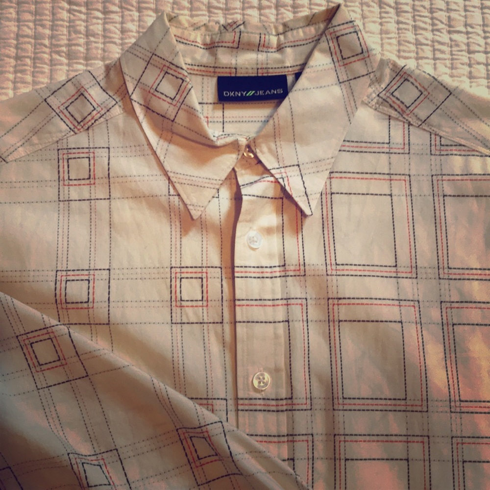 DKNY jeans men’s button down shirt